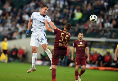 16 OCTOBER 2018 - WARSAW, POLAND: Polish Extra League LOTTO Ekstraklasa football match Legia Warszawa - Lech Pozna