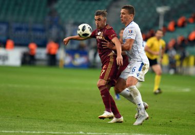 16 OCTOBER 2018 - WARSAW, POLAND: Polish Extra League LOTTO Ekstraklasa football match Legia Warszawa - Lech Pozna