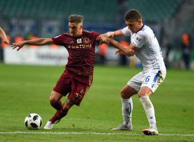 16 OCTOBER 2018 - WARSAW, POLAND: Polish Extra League LOTTO Ekstraklasa football match Legia Warszawa - Lech Pozna