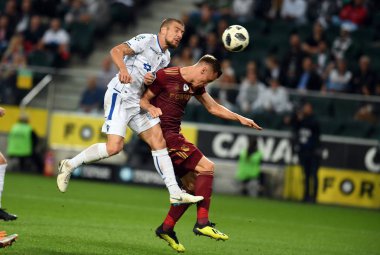16 OCTOBER 2018 - WARSAW, POLAND: Polish Extra League LOTTO Ekstraklasa football match Legia Warszawa - Lech Pozna