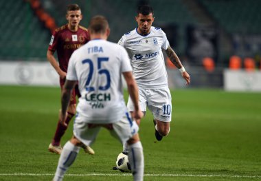 16 OCTOBER 2018 - WARSAW, POLAND: Polish Extra League LOTTO Ekstraklasa football match Legia Warszawa - Lech Pozna
