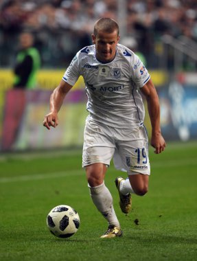16 OCTOBER 2018 - WARSAW, POLAND: Polish Extra League LOTTO Ekstraklasa football match Legia Warszawa - Lech Pozna