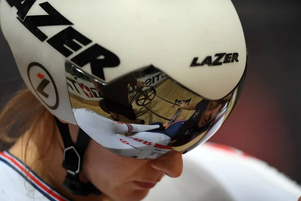 Pruszkow, Polonya - 03 Mart 2019: Dünya Şampiyonası Tissot tarafından Bisiklete binme UCI parça