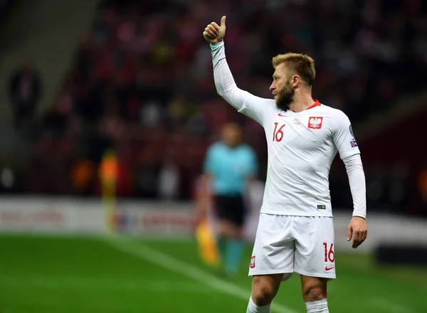 Eylem sırasında Uefa Euro 2020 Jakub Blaszczykowski (Polonya) Polonya - Letonya 24 Mart 2019 yılında çizer, Pge Ulusal Stadyumu Varşova, Polonya Varşova Letonya ile 2:0 kazandı.