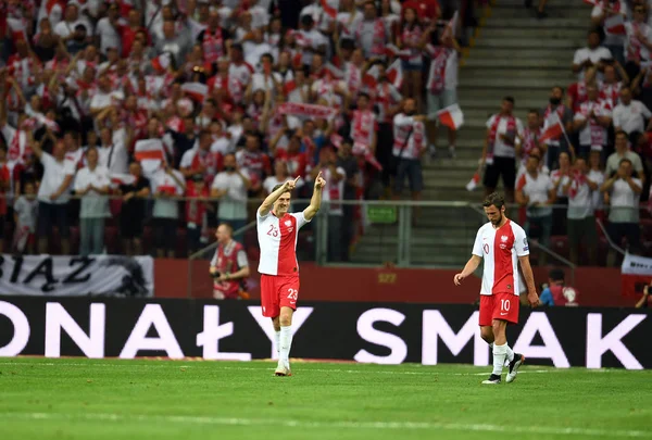 Varsóvia Polônia Junho 2019 Euro 2020 Fase Grupos Polônia Vence — Fotografia de Stock