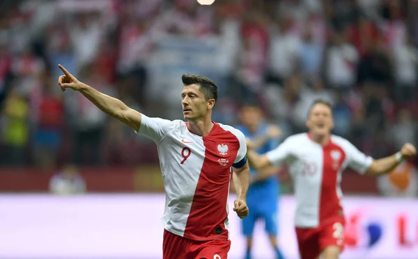 Warszawa Polska Czerwca 2019 Euro 2020 Kwalifikowanie Rundy Faza Grupowa — Zdjęcie stockowe