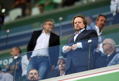 Varşova, Polonya, 22 Ağustos 2019: Uefa Avrupa Ligi ön eleme turu Legia Warszawa - Glasgow Rangers Fc: Olaf Lubaszenko