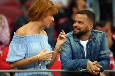 Varşova, Polonya, 9 Eylül 2019: Euro 2020 elemeleri turu, grup aşamasında, Polonya Pge Narodowy'de Austrial ile 0:0 berabere kaldı