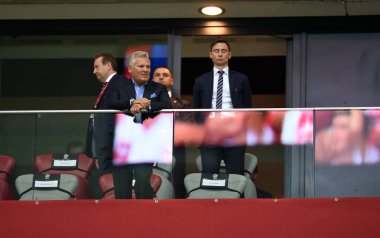 Varşova, Polonya, 9 Eylül 2019: Euro 2020 elemeleri turu, grup aşamasında, Polonya Pge Narodowy'de Austrial ile 0:0 berabere kaldı