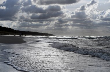 12 Temmuz 2018 - Ostrow, Polonya: Polonya Baltık Denizi yaz aylarında
