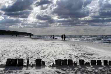 12 Temmuz 2018 - Ostrow, Polonya: Polonya Baltık Denizi yaz aylarında