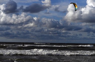 12 Temmuz 2018 - Ostrow, Polonya: Polonya Baltık Denizi yaz aylarında