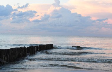 12 Temmuz 2018 - Ostrow, Polonya: Polonya Baltık Denizi yaz aylarında