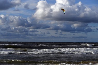 12 Temmuz 2018 - Ostrow, Polonya: Polonya Baltık Denizi yaz aylarında