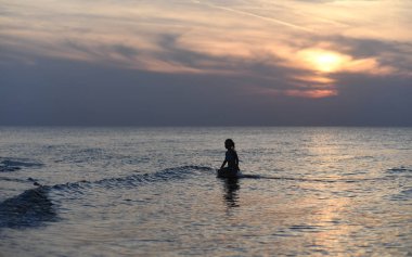 12 Temmuz 2018 - Ostrow, Polonya: Polonya Baltık Denizi yaz aylarında