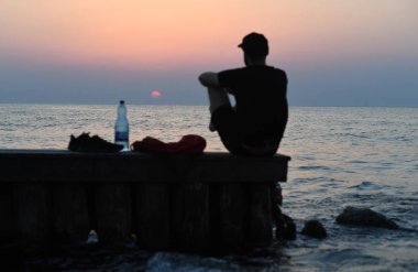 12 Temmuz 2018 - Ostrow, Polonya: Polonya Baltık Denizi yaz aylarında