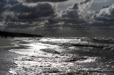 12 Temmuz 2018 - Ostrow, Polonya: Polonya Baltık Denizi yaz aylarında