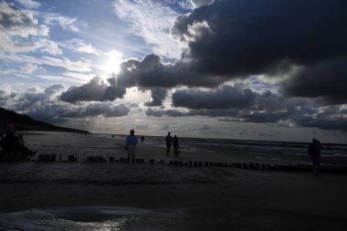 12 Temmuz 2018 - Ostrow, Polonya: Polonya Baltık Denizi yaz aylarında