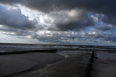 12 Temmuz 2018 - Ostrow, Polonya: Polonya Baltık Denizi yaz aylarında