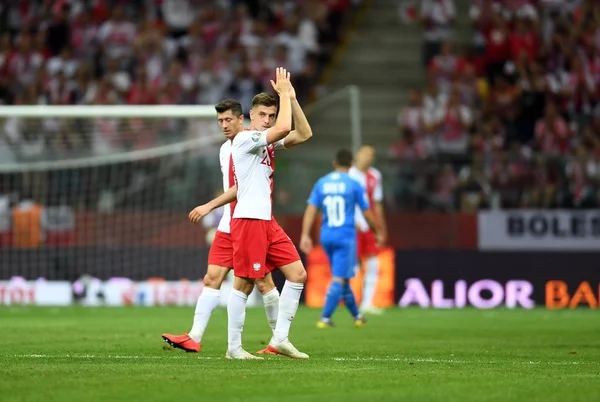 Warszawa Polska Czerwca 2019 Euro 2020 Kwalifikowanie Rundy Faza Grupowa — Zdjęcie stockowe