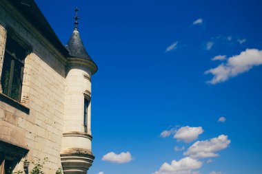 Fransa'da Loire kalesi üzerinde Chaumont parçası.