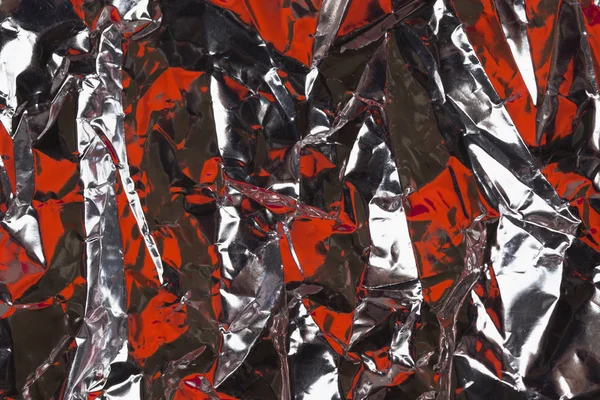 Buruşuk folyo renkli zemin. Soyut arka plan.