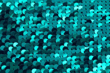 Sequin dokusu yakın. Soyut arkaplan. Şenlik ve parti 