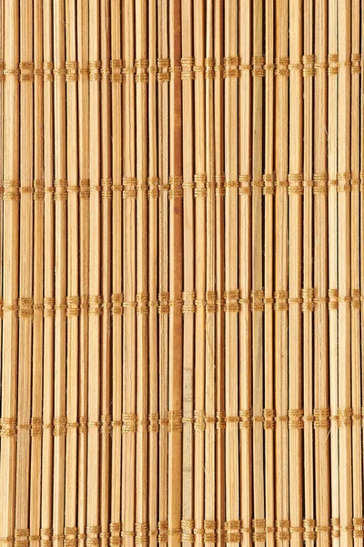 Textura de esteira de bambu. Fundo natural — Fotografia de Stock