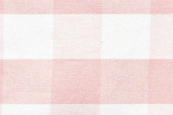 식탁보 체크 무늬가 빨간색과 흰색 질감 배경, 빨간색과 흰색 장에 냅킨 — 스톡 사진