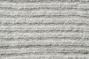 Örgü kumaş dokusu. Mahsur kalmış iplikler. Sıcak kışlık giysiler..