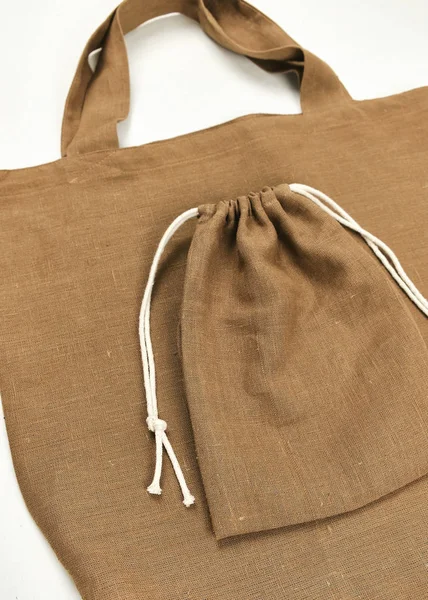 Пакет экологически чистых сумок для белья — стоковое фото