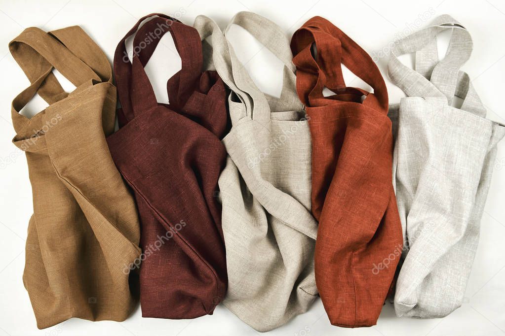 Eco Linen or Cotton Bag Various Color Collection