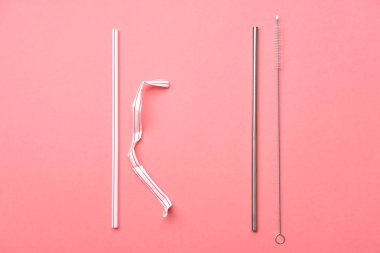 Alüminyum ve Plastik İçme Saman ve Fırça
