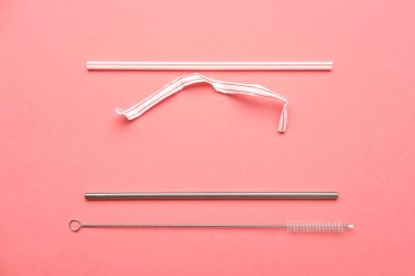 Alüminyum ve Plastik İçme Saman ve Fırça