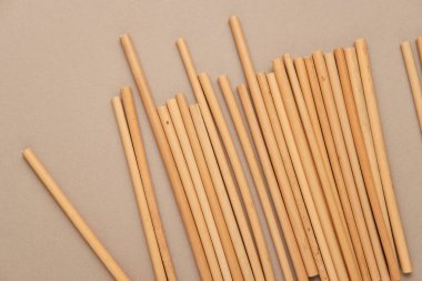 Bambu İçme Saman. İçecek Kokteylleri, Su veya Limonata için Sıfır atık Yeniden Kullanılabilir Bar Ekipmanları