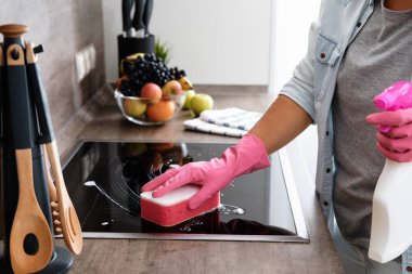 Temizlik Endüksiyon Hob. Temizlik hizmeti kavramı