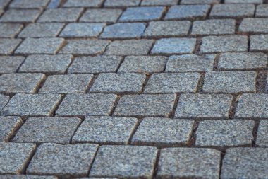 Eski kaldırım yakın çekim