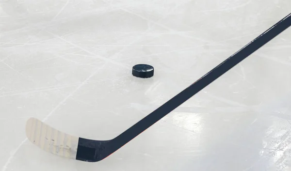 Ice hockey puck — Stock Photo, Image