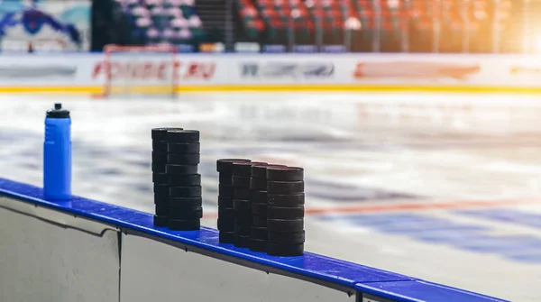 Rondelle de hockey sur glace — Photo