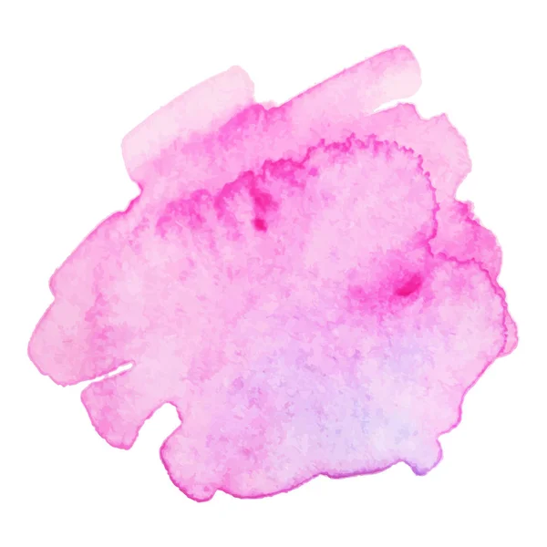Αφηρημένη τέχνη χέρι Ζωγραφική απομονωμένη ακουαρέλα λεκές σε λευκό φόντο. Ακουαρέλα banner — Διανυσματικό Αρχείο