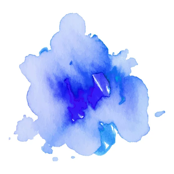 Couleur éclaboussure sur fond blanc. Fond aquarelle abstrait . — Image vectorielle