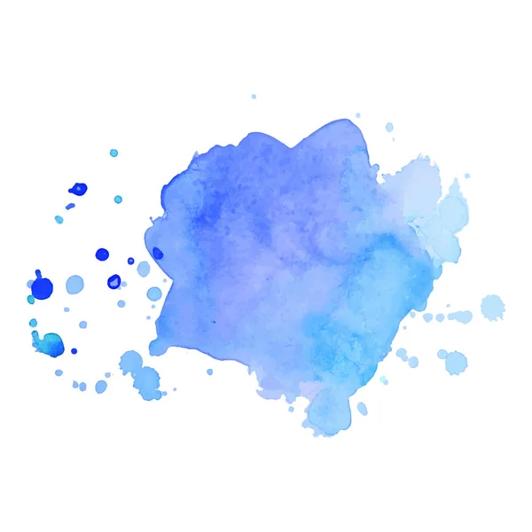 Farbspritzer auf weißem Hintergrund. abstrakter Aquarell-Hintergrund. — Stockvektor