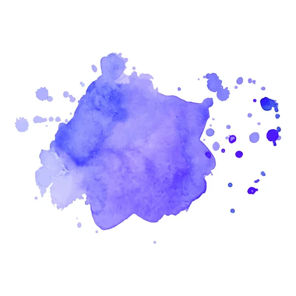 Farbspritzer auf weißem Hintergrund. abstrakter Aquarell-Hintergrund. — Stockvektor