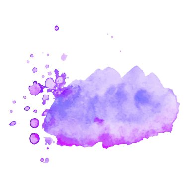 Renk splash beyaz arka plan üzerinde. Suluboya arka plan.