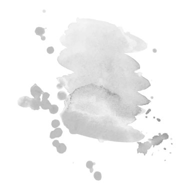 Soyut suluboya gri arka plan. Vektör çizim. Kartları ve el ilanı tasarımı için doku. Dijital fırçaları oluşturulması için bir model