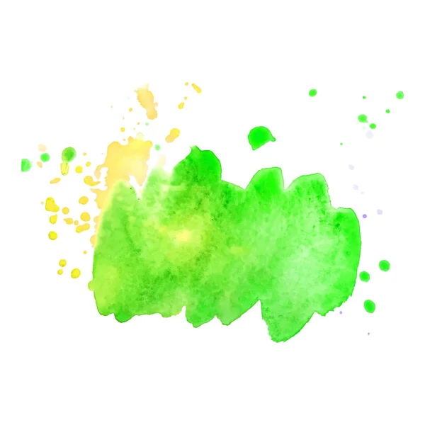 Renk splash beyaz arka plan üzerinde. Suluboya arka plan.