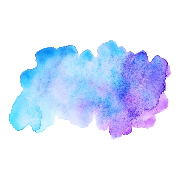 Farbe Aquarell Splash Auf Weißem Hintergrund Abstrakter Aquarell Hintergrund Vektorillustration — Stockvektor