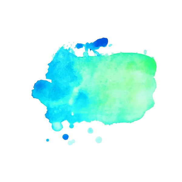 Farbspritzer Auf Weißem Hintergrund Abstrakter Aquarell Hintergrund — Stockvektor