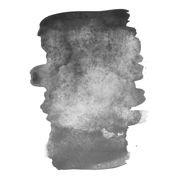 Bunner aquarelle gris. tache en niveaux de gris dans le style grunge . — Image vectorielle