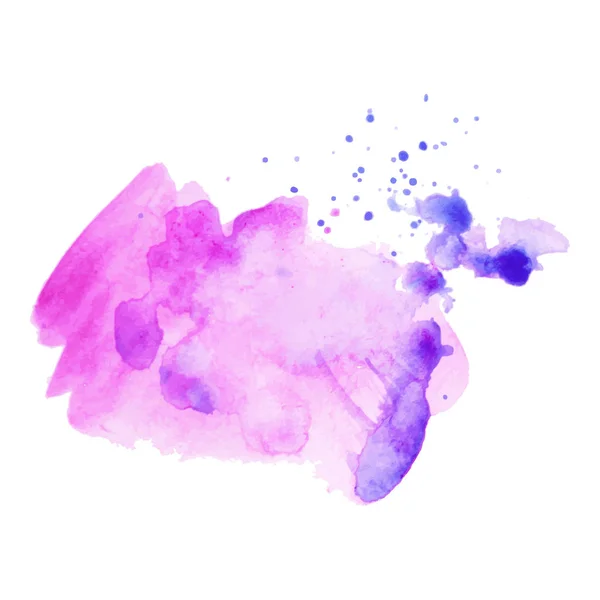 Soyut izole edilmiş renkli vektör suluboya sıçraması.